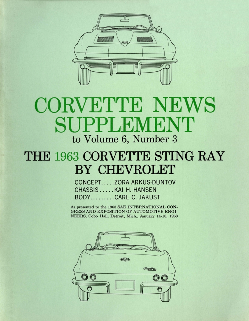 1963 Corvette News Magazines